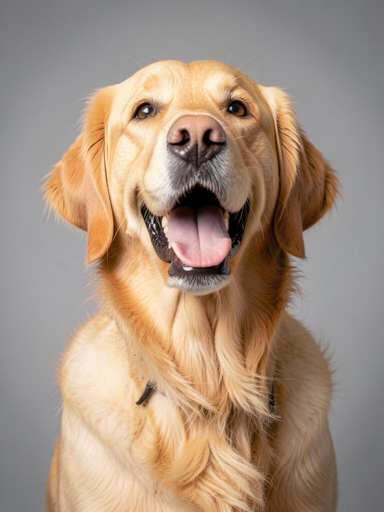 Happy golden retriever dog — shop dog supplies at Pawsy Pets